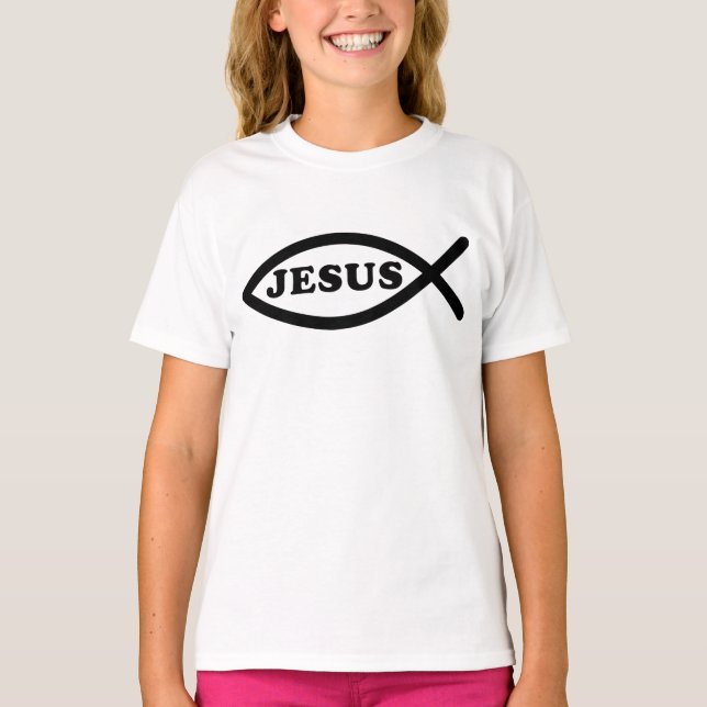T-shirt Jésus Poisson 2 (Devant)