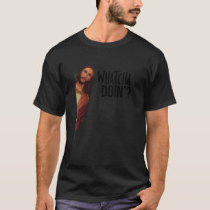 T-shirt Jésus regarde un mème drôle