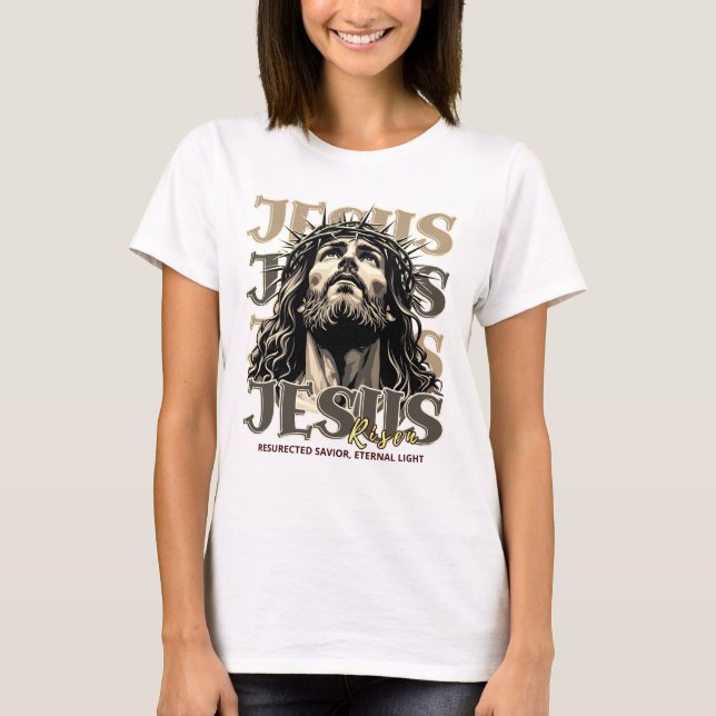 T-shirt Jésus Ressuscité - Jésus Christ Artiste (Devant)