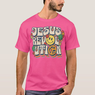 T-shirt Jésus révolution Boho Hippie Christian