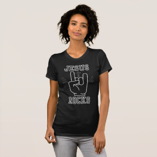 T-shirt Jesus Rocks Biblique Festival Femmes