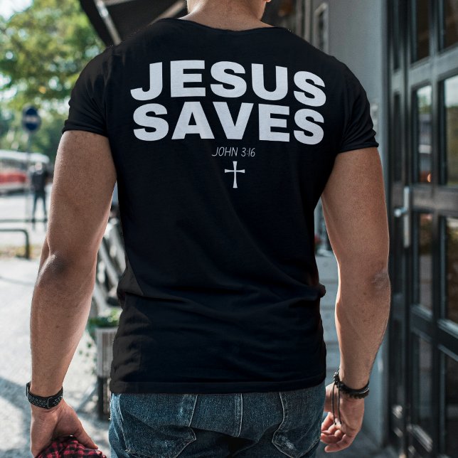 T-shirt "Jésus Save" Bible Verse Chemise chrétienne (Créateur téléchargé)