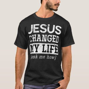 T-shirt Jésus Seigneur Christian Don Dieu Sauveur Jésus Pu