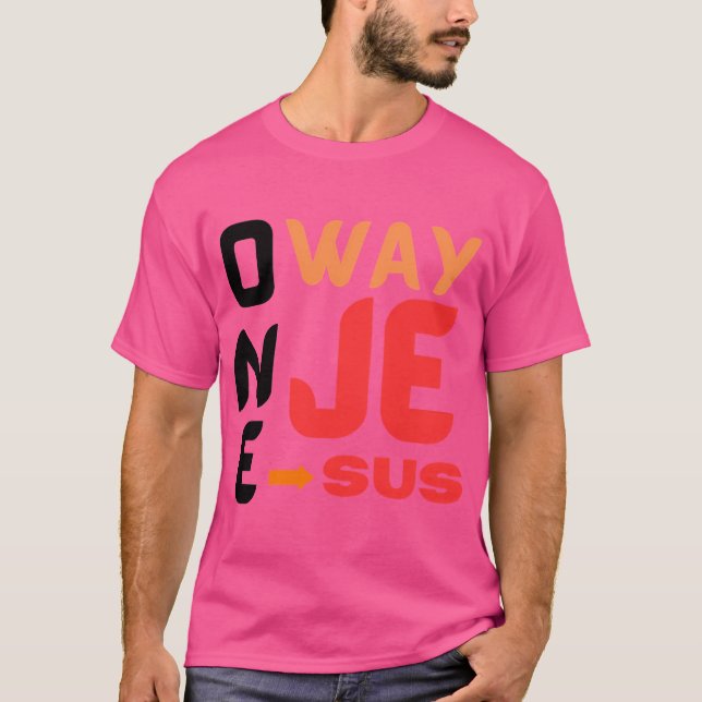T-shirt Jésus simple (Devant)