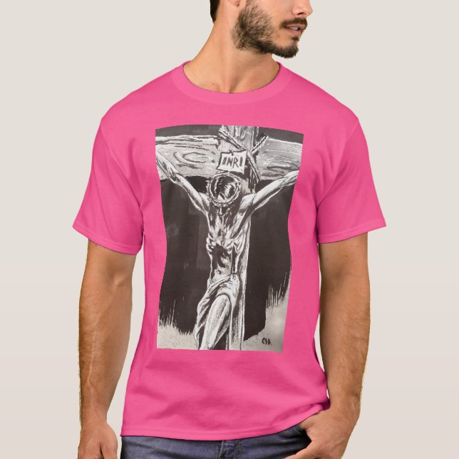 T-shirt Jésus Sur La Croix (Devant)