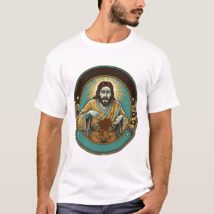T-shirt Jésus tache de café le pantalon avant de rencontre