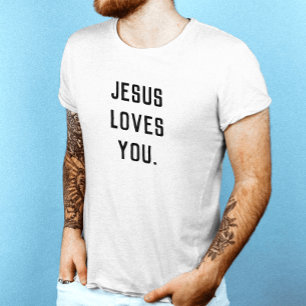 T-shirt Jésus t'aime