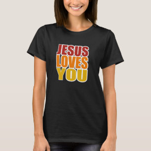 T-shirt Jésus t'aime