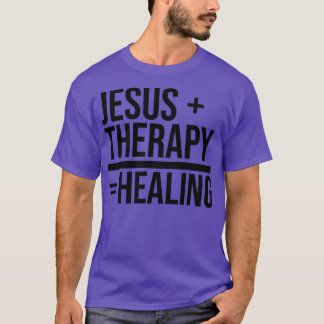 T-shirt Jésus Thérapie Guérir la santé mentale Christian F