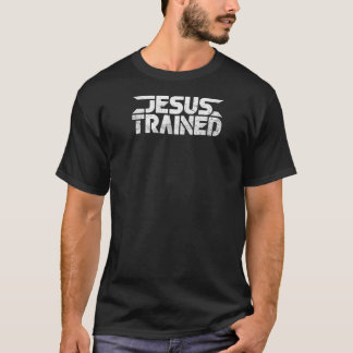 T-shirt Jesus Trained God Family Wrestling Tee Christian W