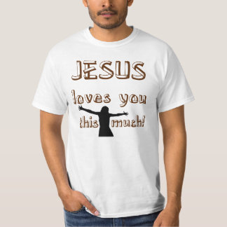 T-shirt Jésus vous aime ces beaucoup