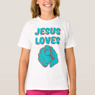 T-shirt Jésus vous aime Citation basée sur la foi