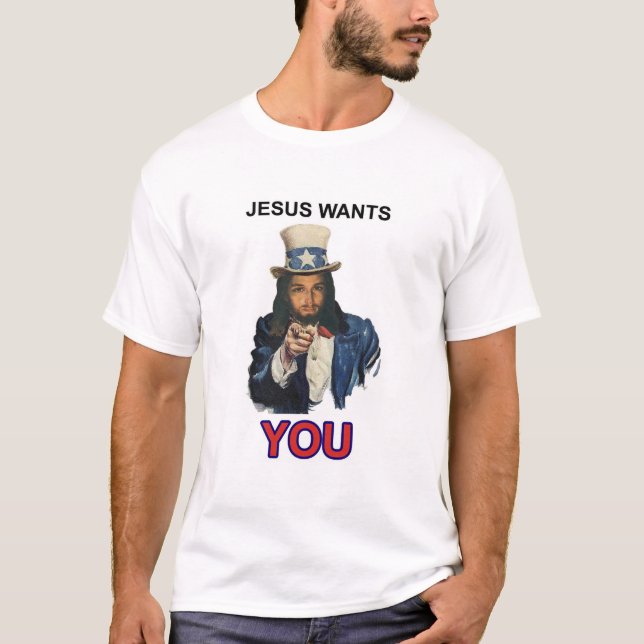 T-shirt Jésus vous veut (Devant)