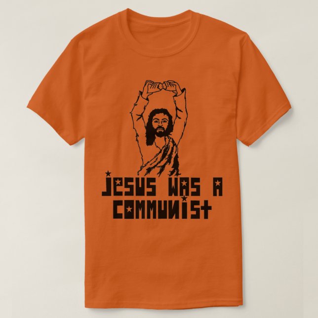 T-shirt Jesus was a communist 1 (Design devant)