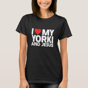 T-shirt Jesus Yorkshire Terrier Yorki Chien Animal Best Fr