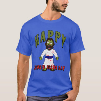 T-shirt Jésus zombie effrayant veut DES CERVEAUX Joyeux Jé