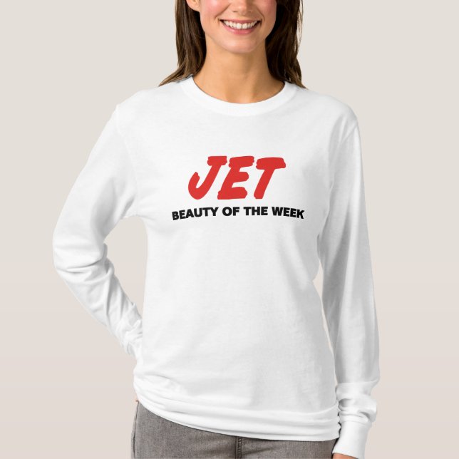 T-shirt JET Beauté De La Semaine (Devant)