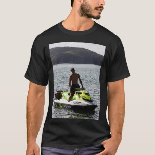 T-shirt jet ski de mer au paradis
