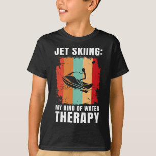 T-shirt Jet Ski Mon Genre De Thérapie De L'Eau Sport Je