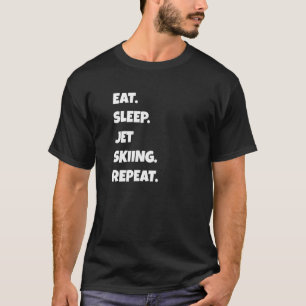 T-shirt Jet Ski Png Mangez Sleep Sports Répéter Pour Les H