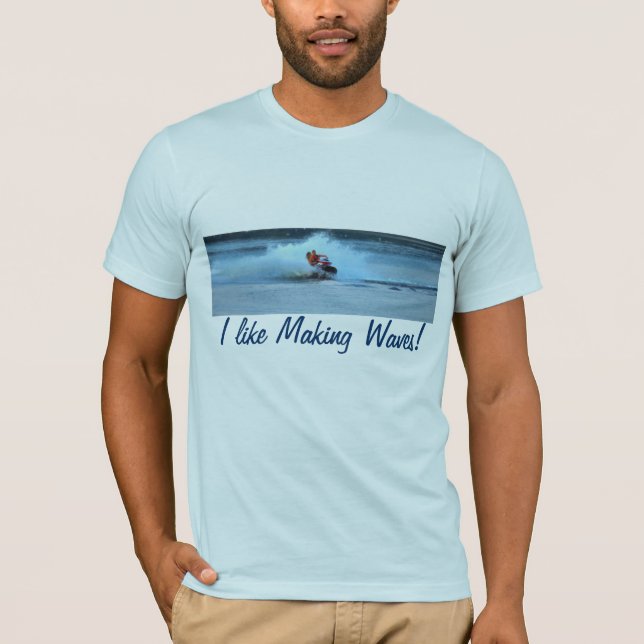 T-shirt Jet Ski Sports nautiques extérieurs Funny Shirt (Devant)