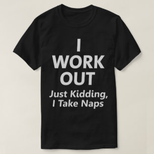 T-shirt J'établis. Juste badinant, je prends à des petit