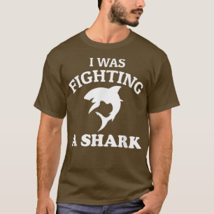T-shirt J'Étais En Train De Combattre Un Blessé Drôle De R
