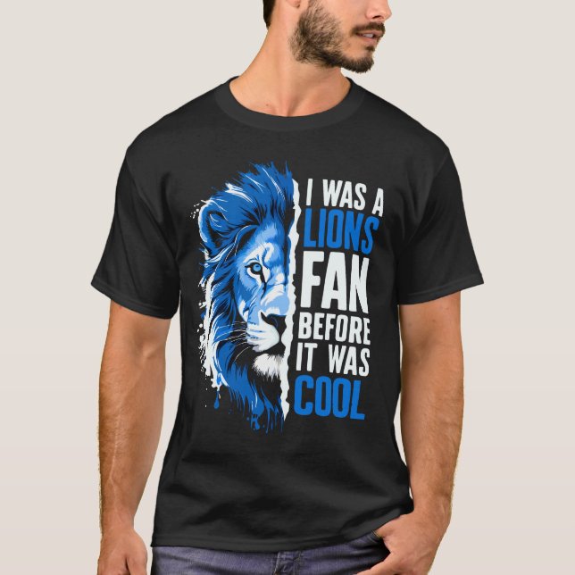 T-shirt J'étais fan de Lions avant d'être fan de Lions Coo (Devant)