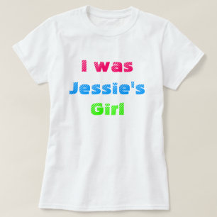 T-shirt J'étais la chemise de la Fille 80 de Jessie