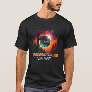 T-shirt J'étais là Éclipse solaire totale Fredericton NB C
