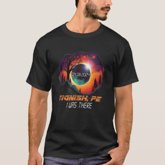T-shirt J'étais là Éclipse solaire totale Tignish PE Île 