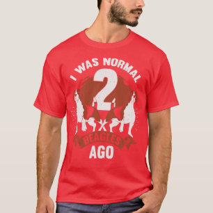 T-shirt J'Étais Normal Il Y A 2 Beagles Cadeau Amoureux de