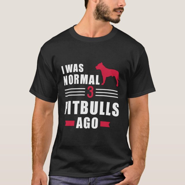 T-shirt J'Étais Normal Il Y A 3 Pits Bulles (Devant)