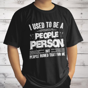 T-shirt J'Étais Une Personne Populaire Socialement Awkward