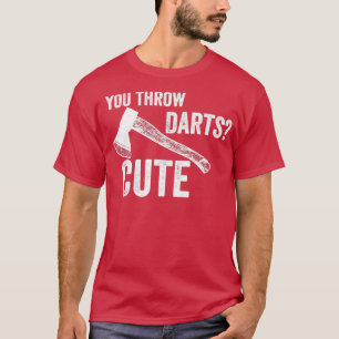 T-shirt Jetant d'âne jetant Tomahawk double hache cadeau 1