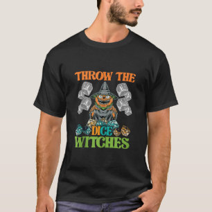 T-shirt Jeter Dice Citrouille sorcières Bunco jeu Lover Ha