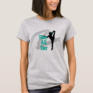 T-shirt Jeter toute la journée cheer chemise
