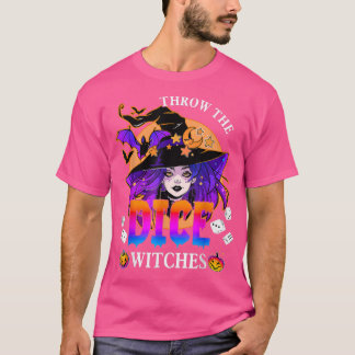 T-shirt Jetez Les Sorcières De Dice Bunco Bonne Fête D'Hal