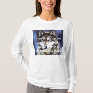 T-SHIRT JETEZ-MOI AUX LOUPS