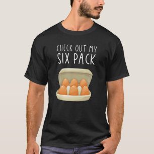 T-shirt Jetez un coup d'oeil à mon six pack EGG Carton Far