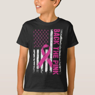 T-shirt Jetez Un Drapeau De Sensibilisation Au Cancer Du S