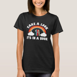 T-shirt Jetez Un Oeil Dans Un Livre Lecture Bookworm