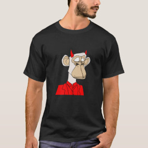 T-shirt Jeton d'art NFT humain non fongible Ape amusant