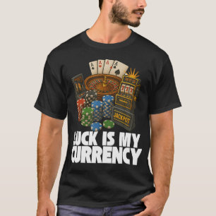 T-shirt Jetons de casino Roulette Machines à sous Poker Ve