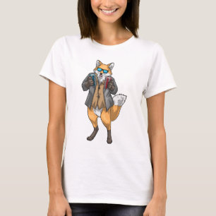 T-shirt Jetons de poker Fox Poker Jeu de cartes