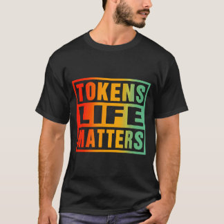 T-shirt Jetons Vie Américain Vintage Rétro