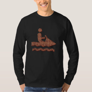 T-shirt Jetski Jet Ski Surf Coffee Beans