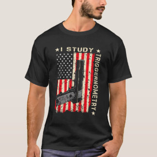 T-shirt J'Étudie Le Canon Triggernometry Sur Le Dos 2E Ame