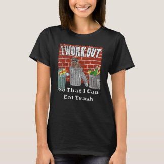 T-shirt J'Étudie Pour Que Je Puisse Manger Des Déchets, Di