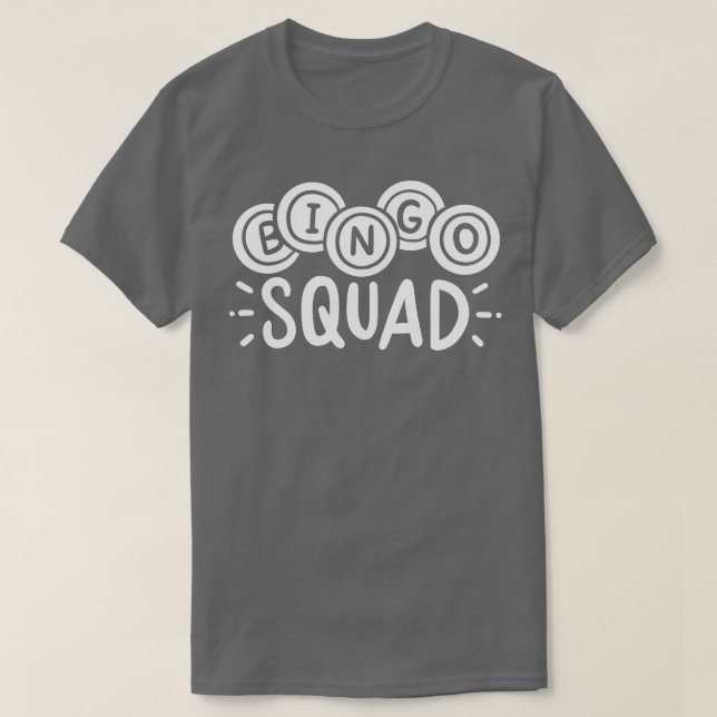 T-shirt Jeu 1 Bingo Sqad (Design devant)